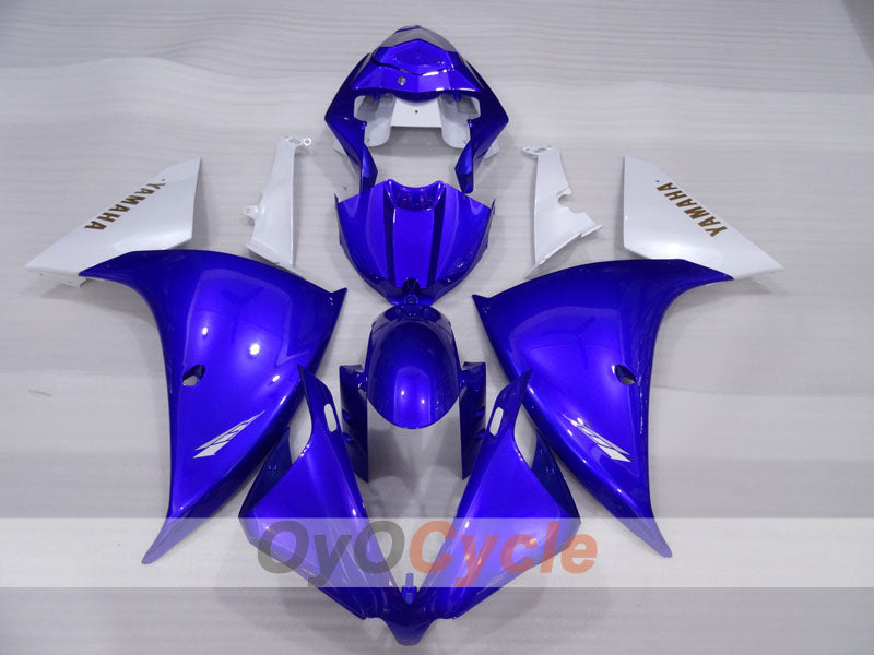Carenado de inyección para YZF-R1 09-11 - Azul, Blanco - Estilo de fábrica #OYO87905709