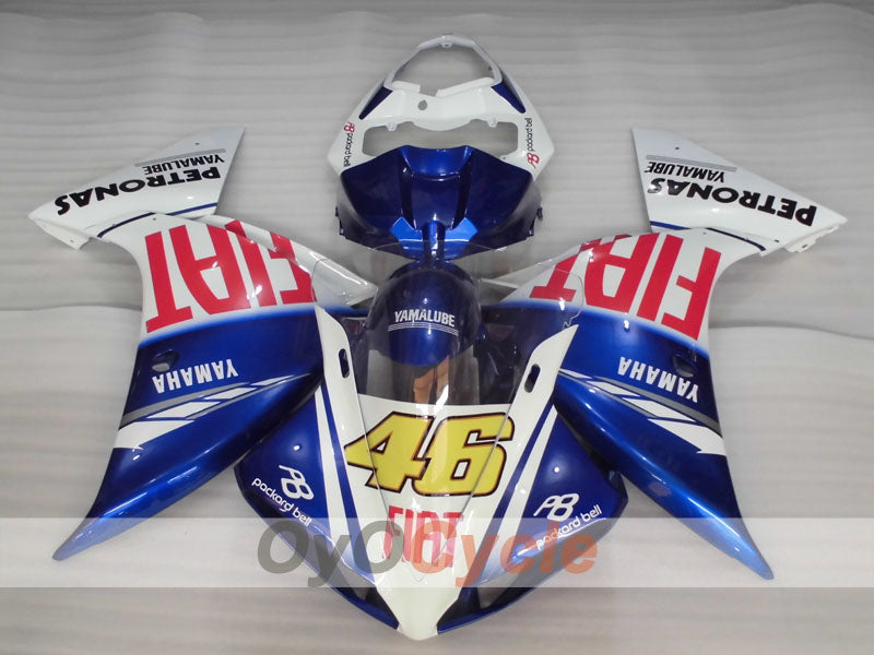Kit de carenado por inyección para 09-11 YZF-R1 - Azul, Blanco - FIAT #OYO87905711 Imagen secundaria del producto
