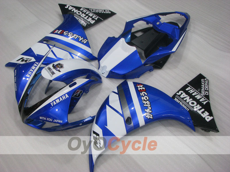Kit carenado de inyección para YZF-R1 09-11 - Azul, Blanco - PETRONAS #OYO87905714
