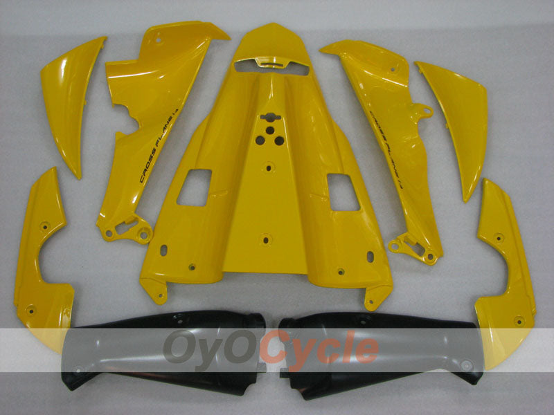 Kit de carenado de inyección para 09-11 YZF-R1 - Amarillo, Negro, Mate - Estilo de fábrica #OYO87905715