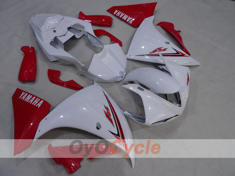 Carenado de inyección para YZF-R1 09-11 - Rojo, Blanco - Estilo de fábrica #OYO87905716
