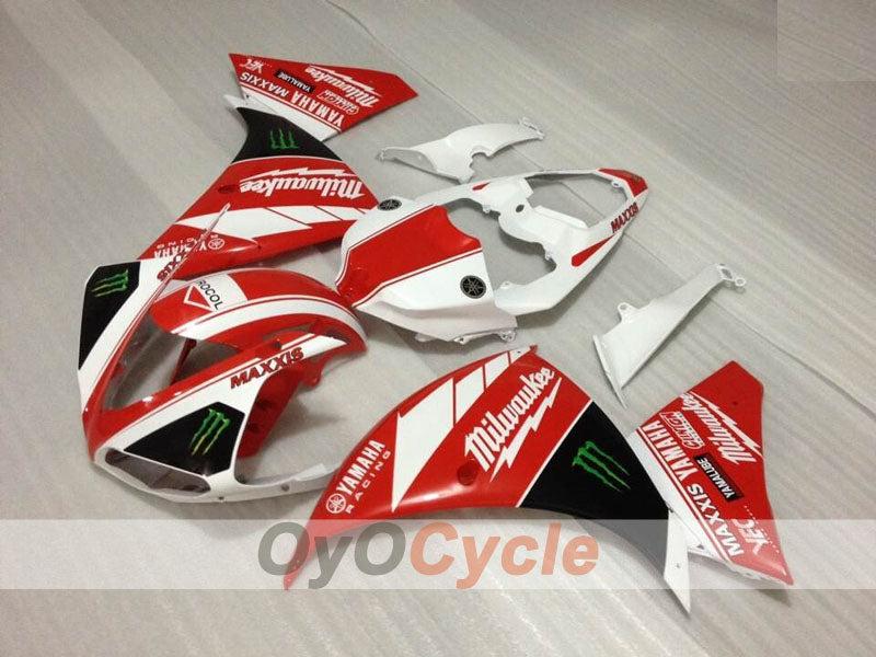 Carenado de inyección para YZF-R1 09-11 - Rojo, Blanco - Monster #OYO87905717 Imagen principal del producto