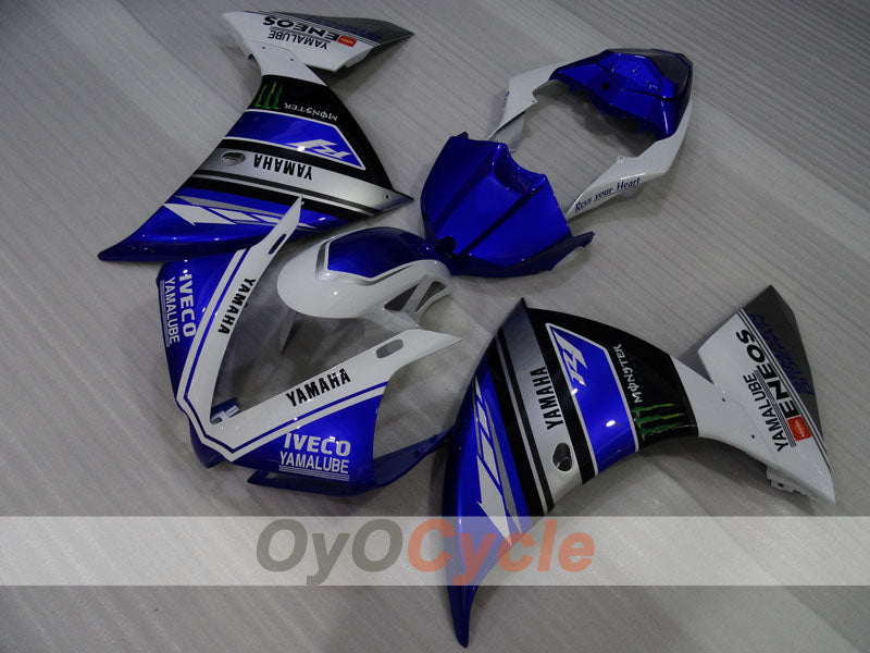 Kit de carenado por inyección para 09-11 YZF-R1 - Azul, Blanco - ENEOS #OYO87905719 Imagen secundaria del producto