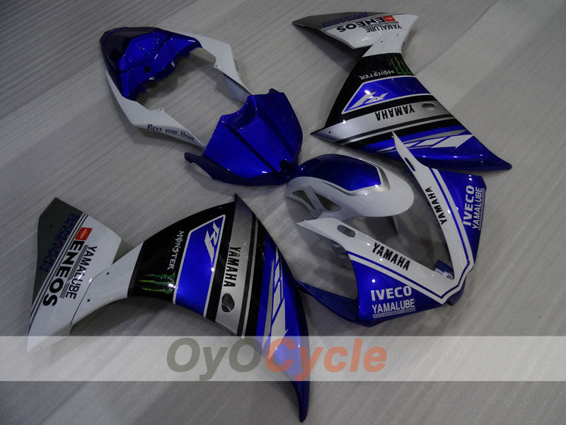 Kit de carenado por inyección para 09-11 YZF-R1 - Azul, Blanco - ENEOS #OYO87905719 Imagen principal del producto