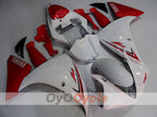 Kit de carenado por inyección para 09-11 YZF-R1 - Rojo, Blanco - Estilo de fábrica #OYO87905721
