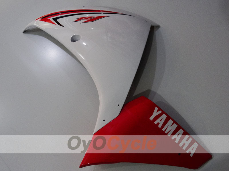 Kit de carenado por inyección para 09-11 YZF-R1 - Rojo, Blanco - Estilo de fábrica #OYO87905721