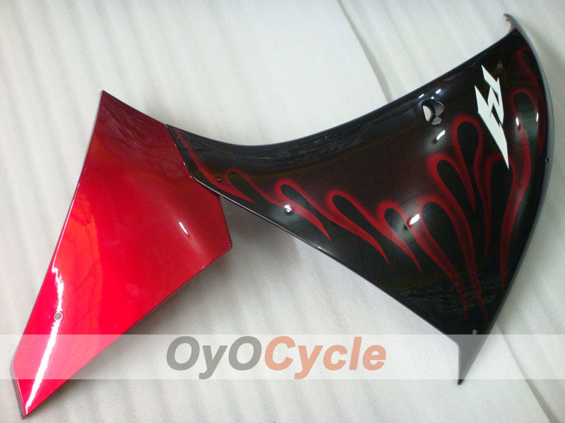 Kit de carenado por inyección para YZF-R1 09-11 - Rojo, Negro - Llama #OYO87905723