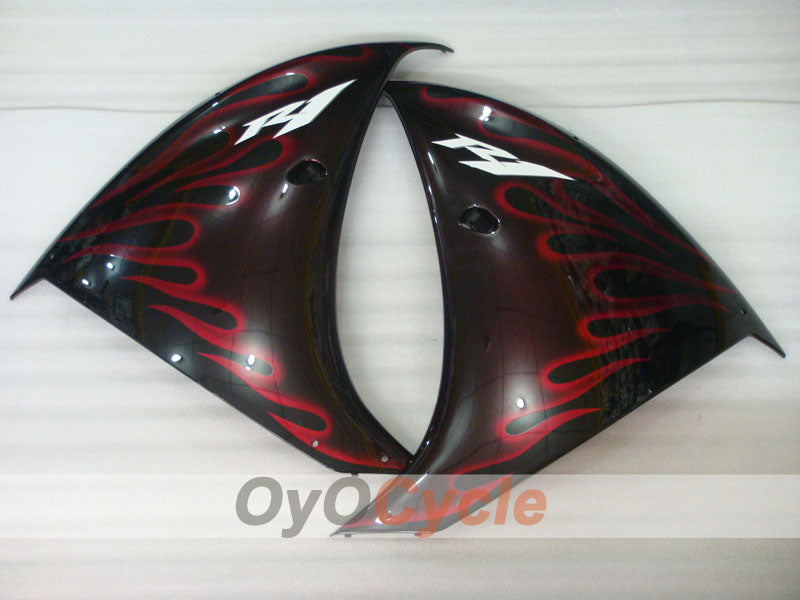 Kit de carenado por inyección para YZF-R1 09-11 - Rojo, Negro - Llama #OYO87905723