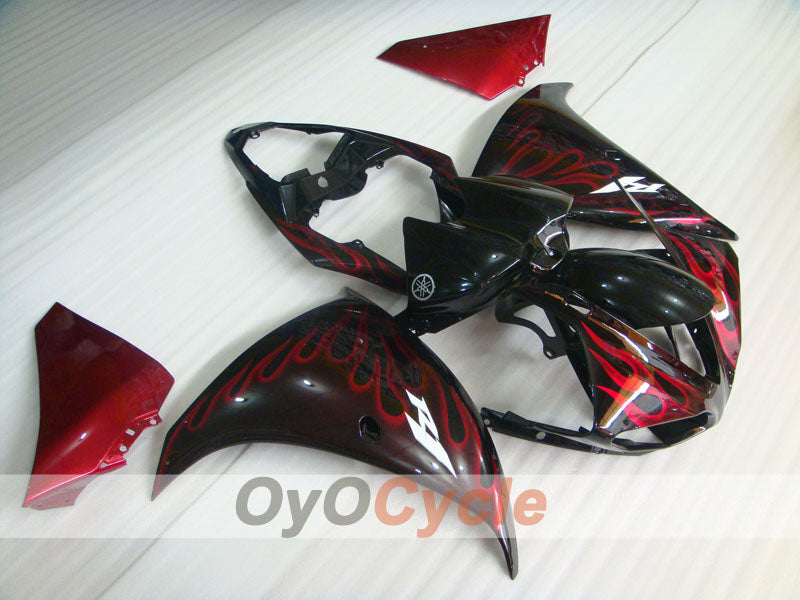 Kit de carenado por inyección para YZF-R1 09-11 - Rojo, Negro - Llama #OYO87905723 Imagen principal del producto