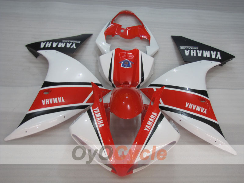 Kit de carenado por inyección para YZF-R1 09-11 - Rojo, Blanco - Estilo de fábrica #OYO87905724