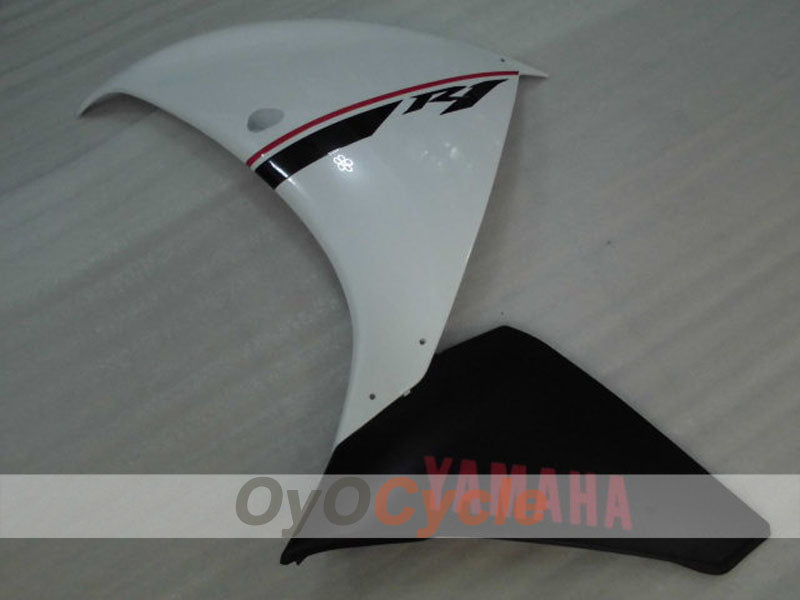 Kit de carenado por inyección para YZF-R1 12-14 - Blanco, Negro - Estilo de fábrica #OYO87905727