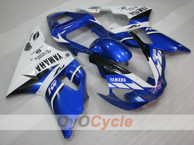Kit de carenado por inyección para YZF-R1 00-01 - Azul, Blanco - Sun #OYO87905731 Imagen principal del producto