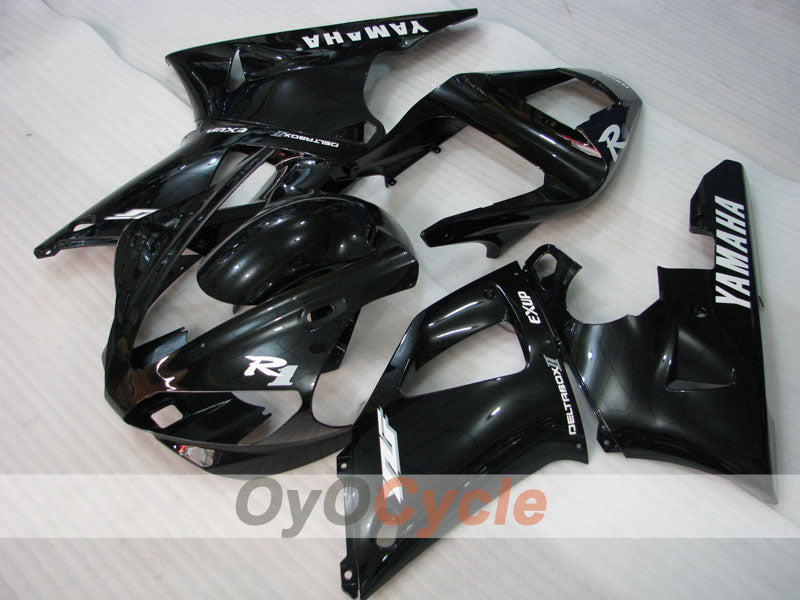 Kit de carenado por inyección para YZF-R1 00-01 - Negro - Estilo de fábrica #OYO87905733