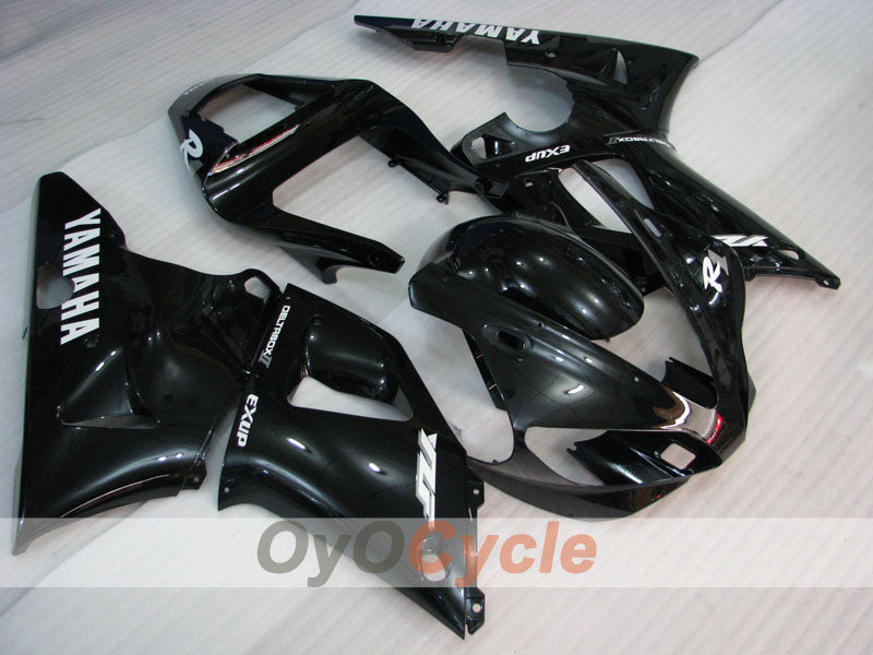 Kit de carenado por inyección para YZF-R1 00-01 - Negro - Estilo de fábrica #OYO87905733