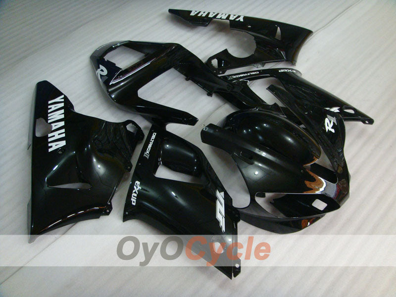 Kit de carenado de inyección para YZF-R1 00-01 - Negro - Estilo de fábrica #OYO87905736