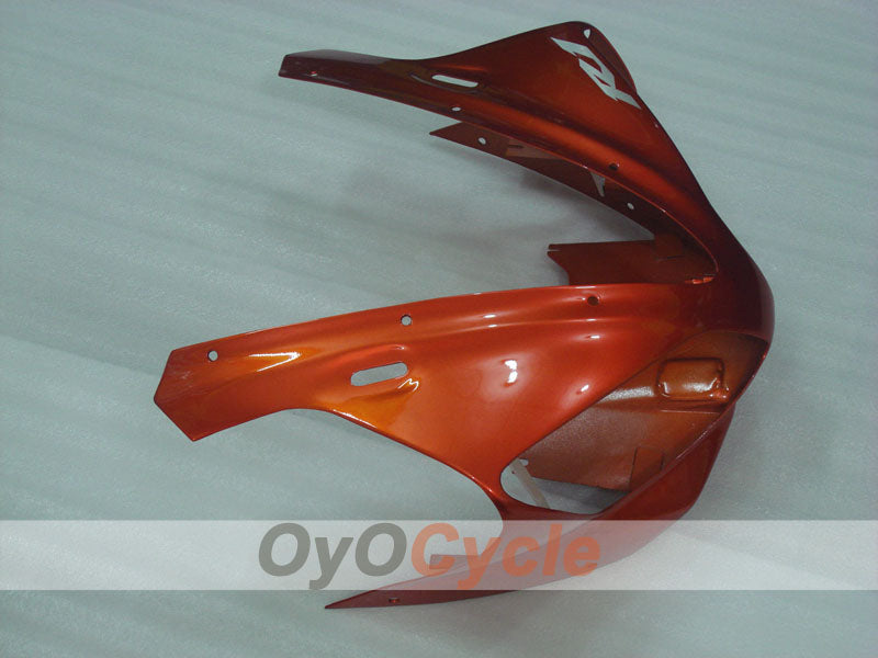 Kit de carenado por inyección para YZF-R1 00-01 - Naranja, Negro, Mate - Estilo de fábrica #OYO87905737