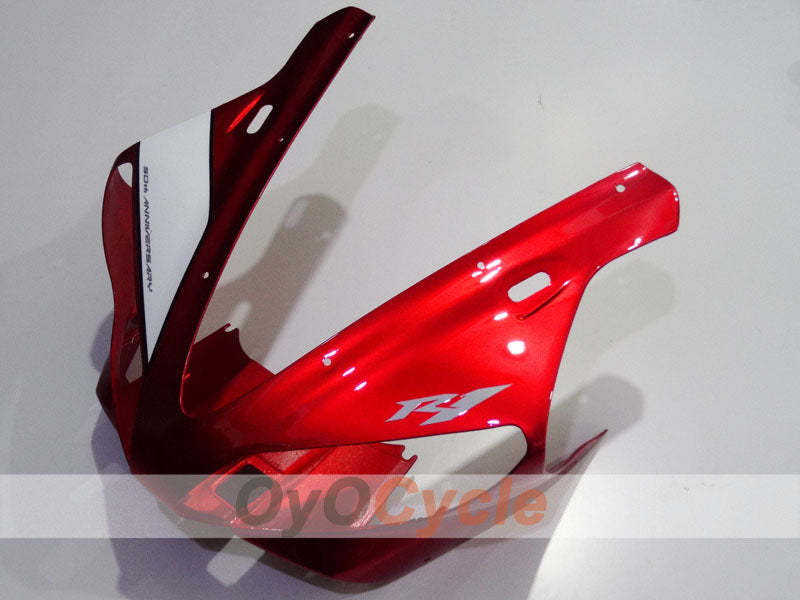 Kit de carenado por inyección para YZF-R1 00-01 - Rojo, Blanco, Negro - Estilo de fábrica #OYO87905741