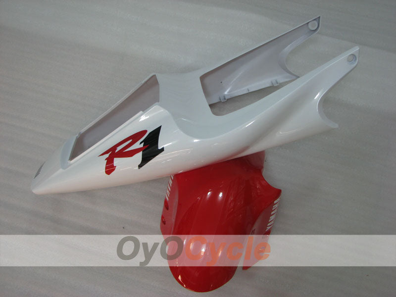 Kit de carenado por inyección para YZF-R1 00-01 - Rojo, blanco - Estilo de fábrica #OYO87905746