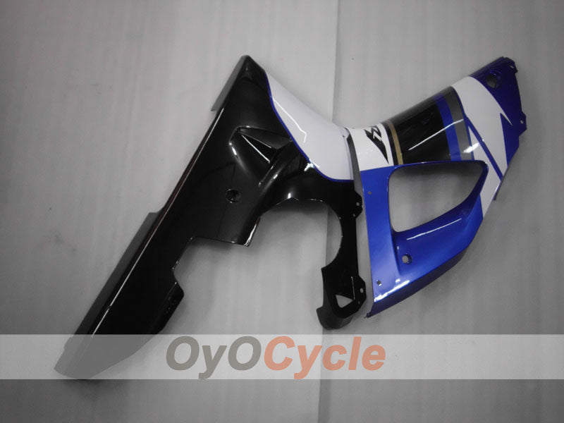 Carenado de inyección para YZF-R1 00-01 - Azul, Blanco - Estilo de fábrica #OYO87905749