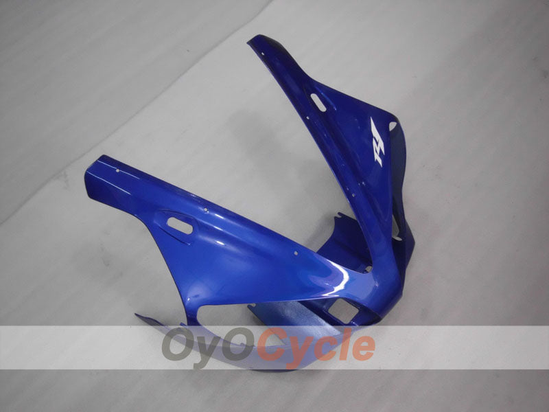 Carenado de inyección para YZF-R1 00-01 - Azul, Blanco - Estilo de fábrica #OYO87905749