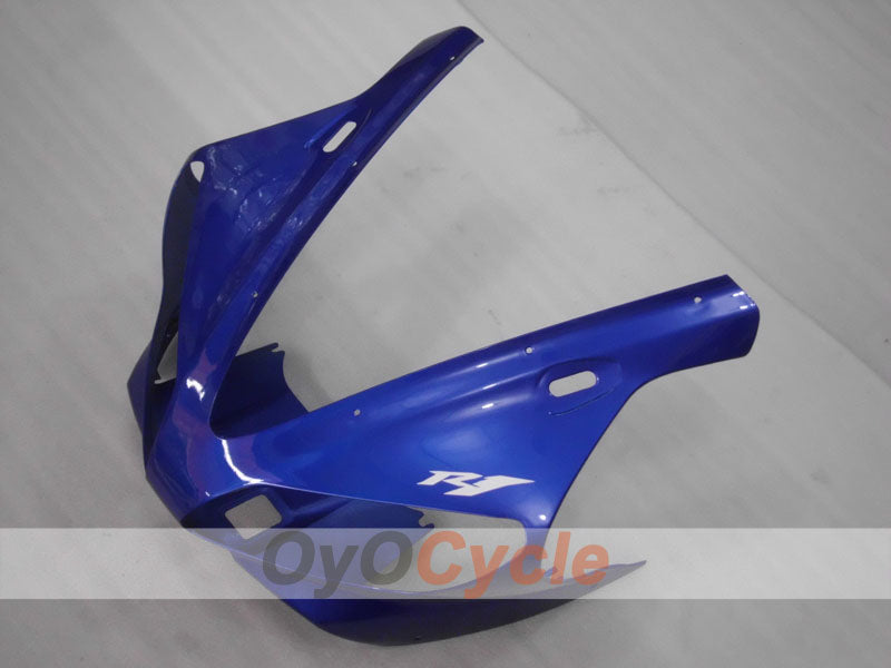 Carenado de inyección para YZF-R1 00-01 - Azul, Blanco - Estilo de fábrica #OYO87905749