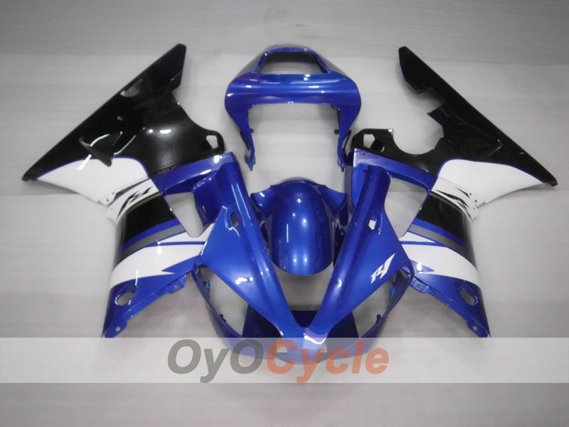 Carenado de inyección para YZF-R1 00-01 - Azul, Blanco - Estilo de fábrica #OYO87905749 Imagen secundaria del producto
