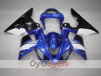 Carenado de inyección para YZF-R1 00-01 - Azul, Blanco - Estilo de fábrica #OYO87905749