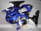 Carenado de inyección para YZF-R1 00-01 - Azul, Blanco - Estilo de fábrica #OYO87905749
