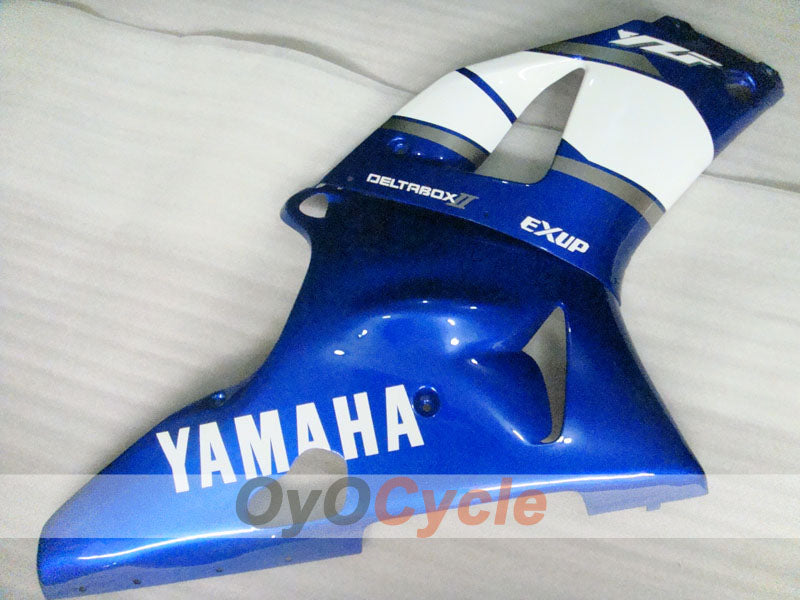 Kit de carenado por inyección para YZF-R1 00-01 - Azul, Blanco - Estilo de fábrica #OYO87905750