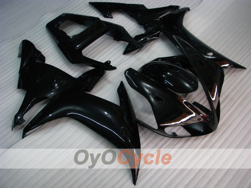 Kit de carenado por inyección para YZF-R1 02-03 - Negro - Sin pegatinas/calcomanías, estilo de fábrica #OYO87905751