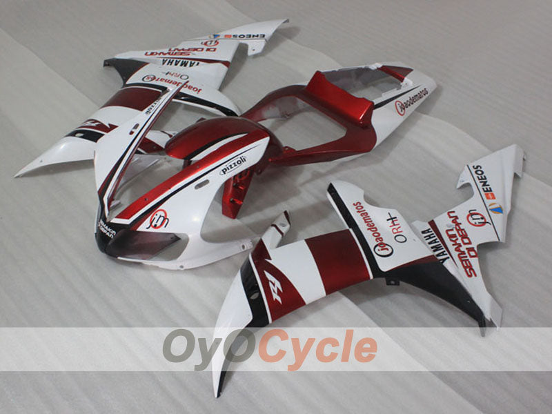 Carenado de inyección para YZF-R1 02-03 - Rojo, Blanco, Negro - Personalizar #OYO87905761