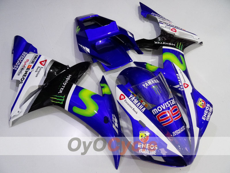 Carenado de inyección para YZF-R1 02-03 - Azul, Blanco, Negro - Monster #OYO87905763 Imagen principal del producto
