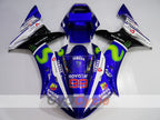 Carenado de inyección para YZF-R1 02-03 - Azul, Blanco, Negro - Monster #OYO87905763