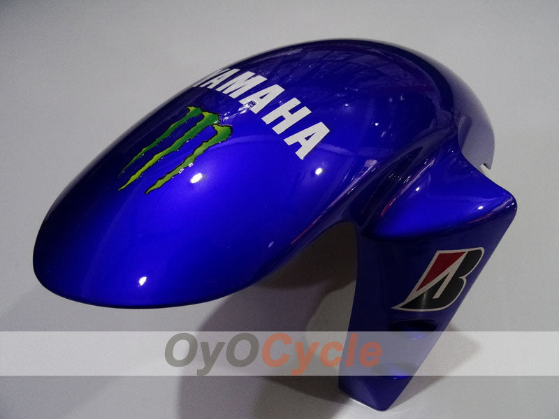 Carenado de inyección para YZF-R1 02-03 - Azul, Blanco, Negro - Monster #OYO87905763
