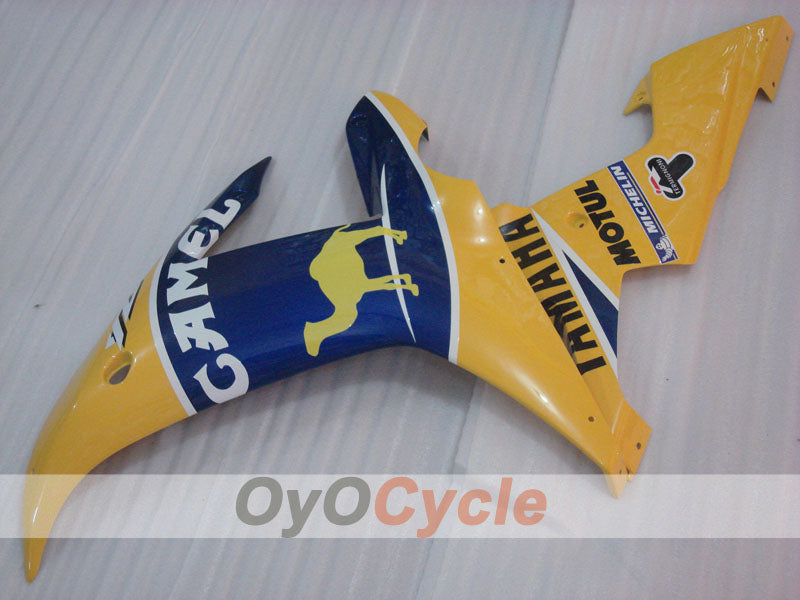 Kit de carenado por inyección para YZF-R1 02-03 - Amarillo, Azul - Camel, MOTUL #OYO87905764