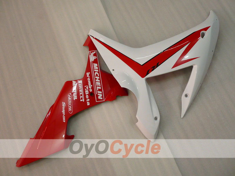 Carenado inyectado para YZF-R1 02-03 - Rojo, Blanco - Estilo de fábrica #OYO87905768