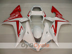 Carenado inyectado para YZF-R1 02-03 - Rojo, Blanco - Estilo de fábrica #OYO87905768