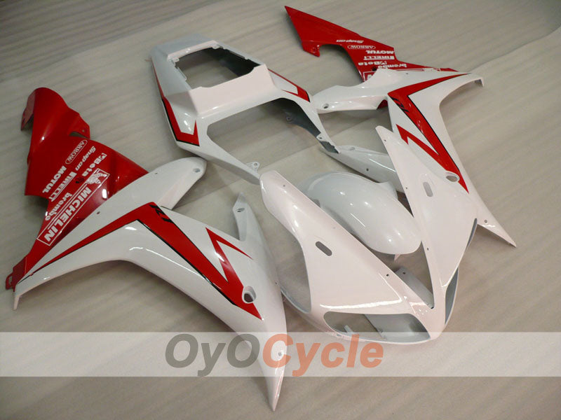 Carenado inyectado para YZF-R1 02-03 - Rojo, Blanco - Estilo de fábrica #OYO87905768 Imagen principal del producto