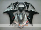 Kit de carenado por inyección para YZF-R1 02-03 - Negro, Plata, Mate - Estilo de fábrica #OYO87905769