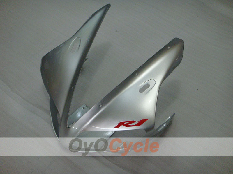Kit de carenado por inyección para YZF-R1 02-03 - Negro, Plata, Mate - Estilo de fábrica #OYO87905769