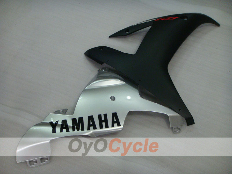 Kit de carenado por inyección para YZF-R1 02-03 - Negro, Plata, Mate - Estilo de fábrica #OYO87905769