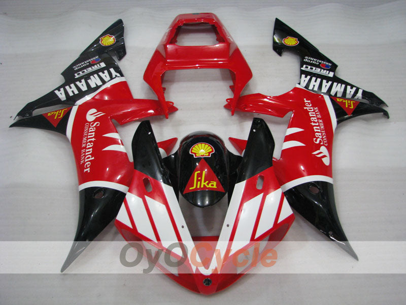Kit de carenado por inyección para YZF-R1 02-03 - Rojo, Negro - Santander #OYO87905771 Imagen secundaria del producto