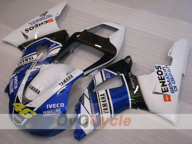 Kit de carenado de inyección para YZF-R1 98-99 - Azul, Blanco, Negro - Monster #OYO87905772 Imagen secundaria del producto
