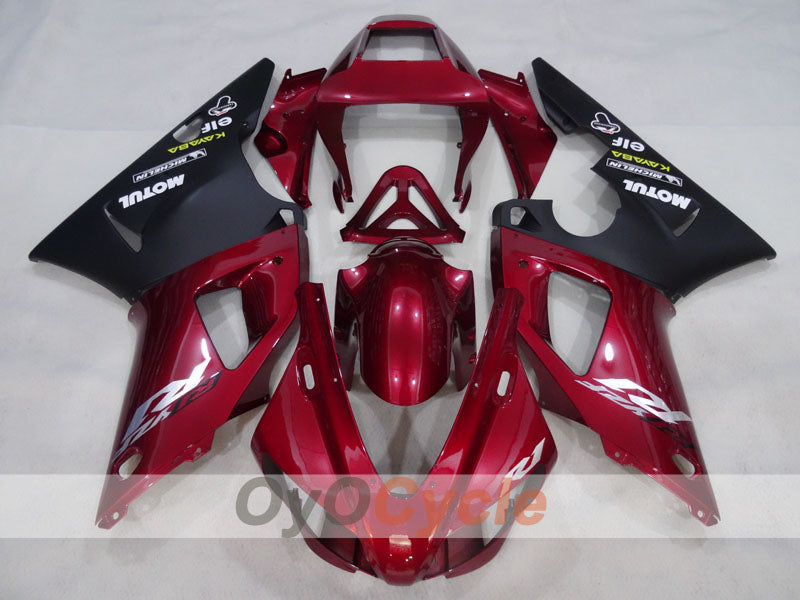 Kit de carenado por inyección para YZF-R1 98-99 - Color Vino Tinto, Negro - MOTUL #OYO87905775 Imagen principal del producto