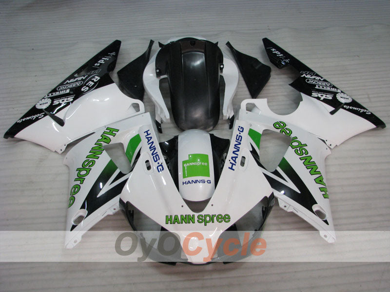 Kit de carenado por inyección para YZF-R1 98-99 - Verde, blanco, negro - HANN Spree #OYO87905776 Imagen secundaria del producto