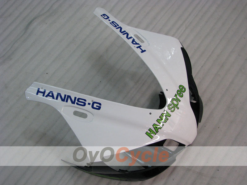 Kit de carenado por inyección para YZF-R1 98-99 - Verde, blanco, negro - HANN Spree #OYO87905776