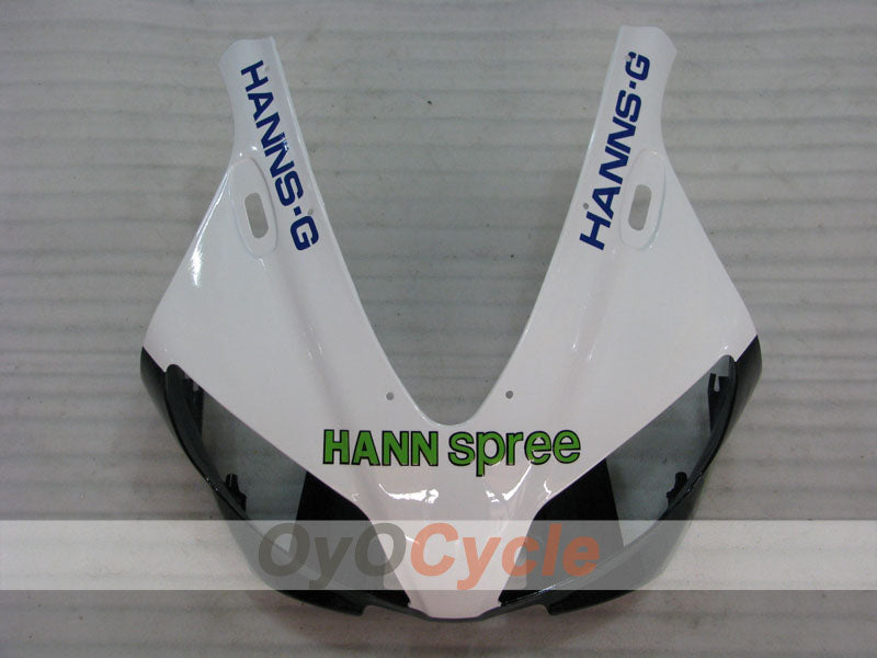 Kit de carenado por inyección para YZF-R1 98-99 - Verde, blanco, negro - HANN Spree #OYO87905776