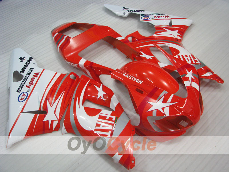 Kit de carenado por inyección para YZF-R1 98-99 - Rojo, blanco - FIAT #OYO87905777 Imagen principal del producto