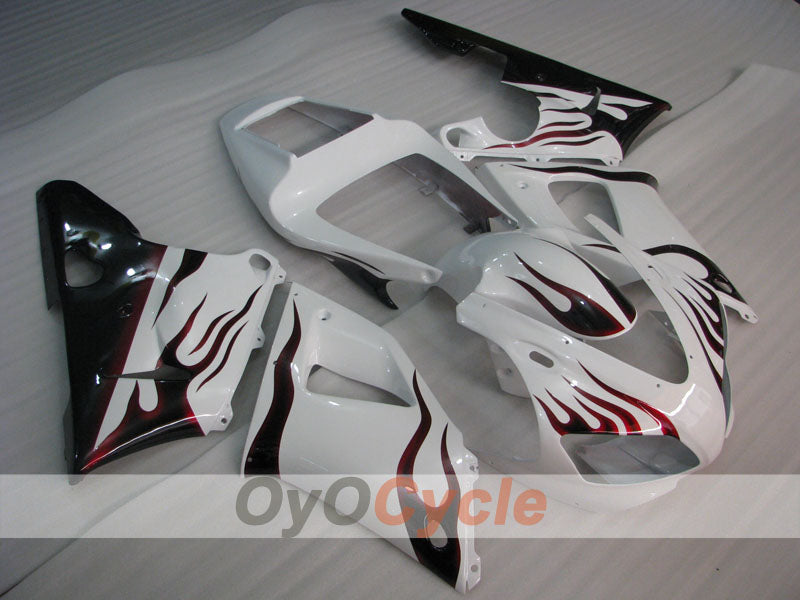 Carenado de inyección para YZF-R1 98-99 - Blanco, Negro - Llama #OYO87905779 Imagen principal del producto