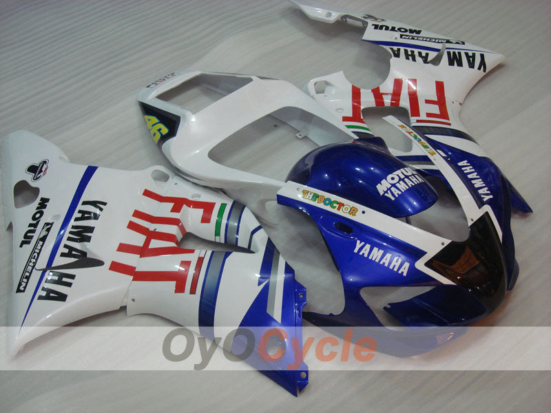 Kit de carenado por inyección para YZF-R1 98-99 - Azul, Blanco - FIAT, MICHELIN, MOTUL #OYO87905782
